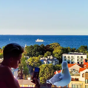 Przy Plaży Z Widokiem Na Morze Kwatera prywatna